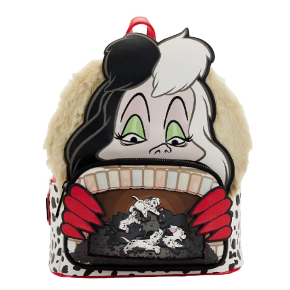 Loungefly Cruella Mini Backpack Cruella De Vil 101 Dalmatians NEW/NWT‎